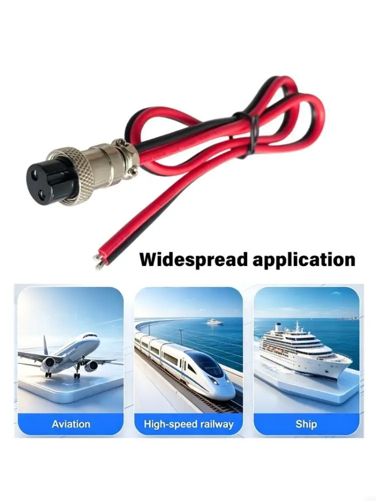  GX16 Female Tail Wire Cable for Direct Wiring and Repair Tasks Connectors