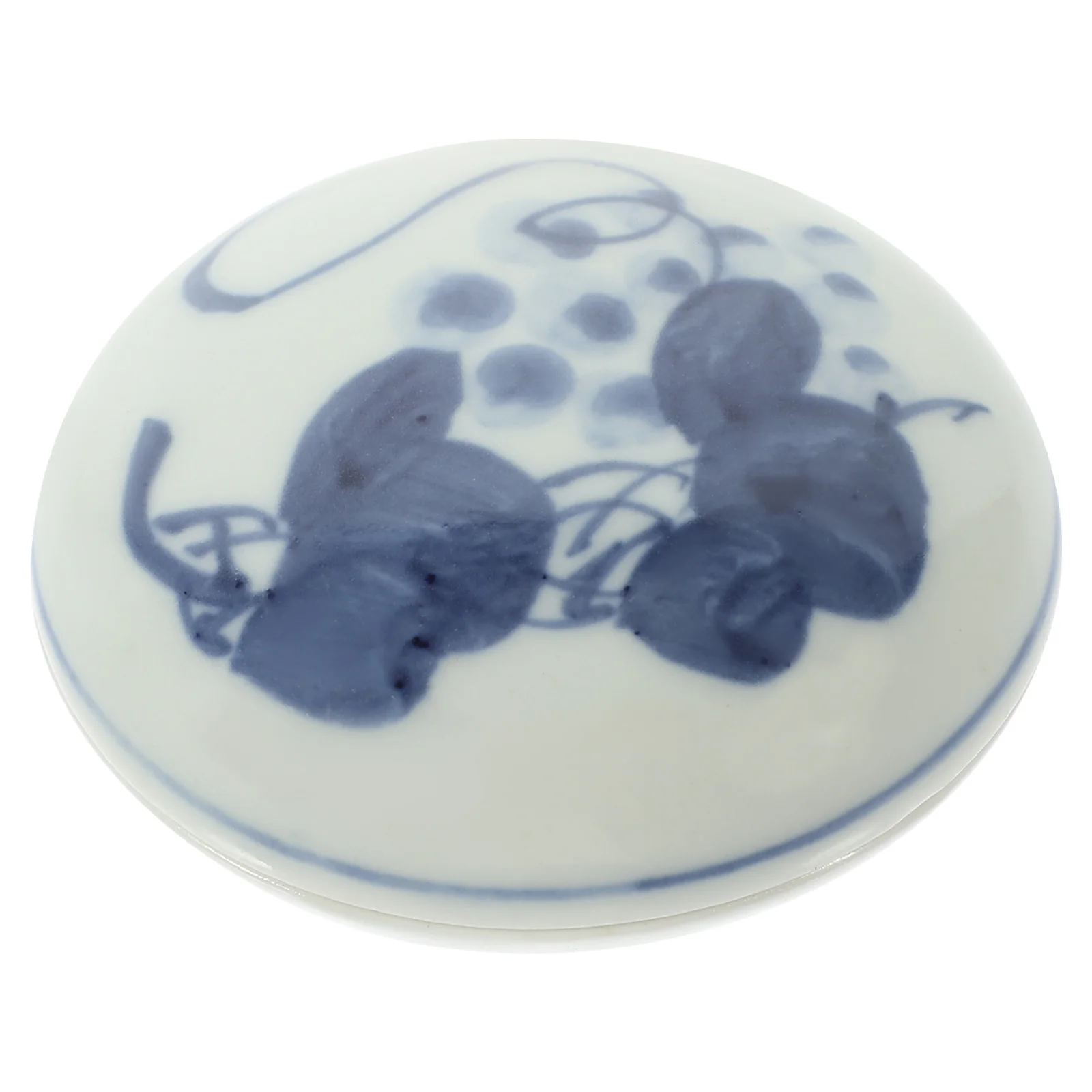 Chinese Inkpad Red Ceramic Box Multi-Purpose Washable Diy Seal Stamp Painting Calligraphy Supply Office School Art Craft Ink Pad