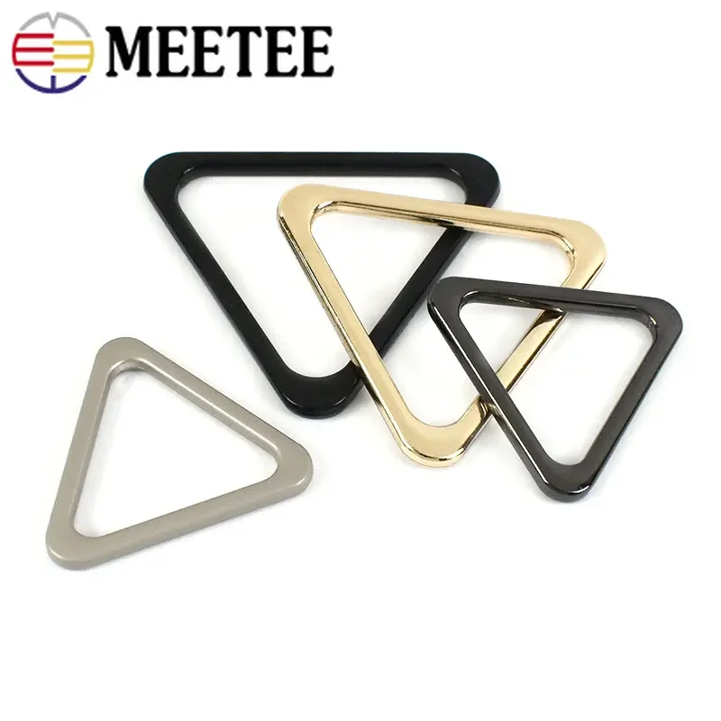 10/30 pz metallo triangolo anello fibbie cinture Bikini gancio chiusura connettore borsa borsa cinghia bagagli fettuccia accessori Hardware