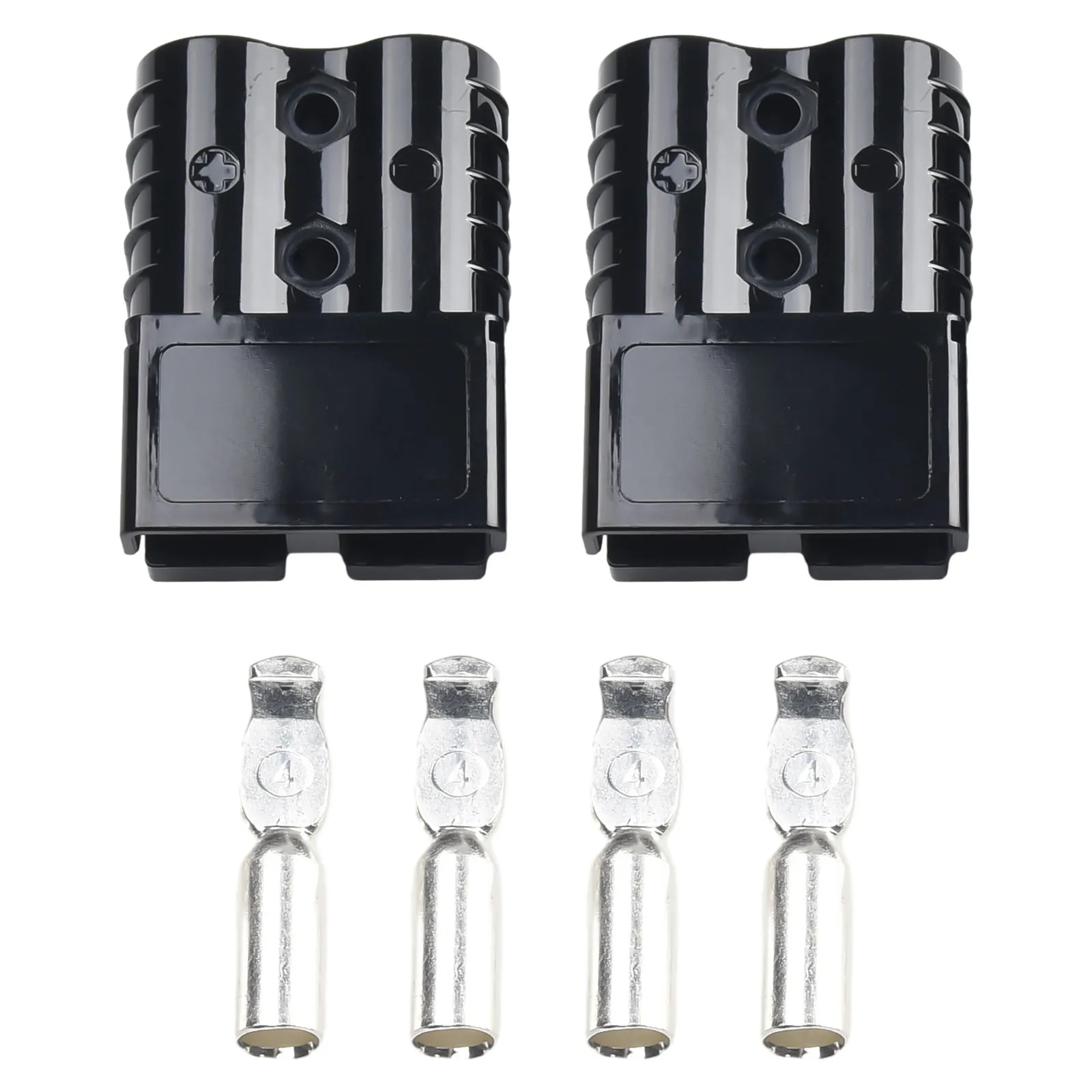 

2 шт. кабельных клеммных разъемов для аккумулятора погрузчика на 120 А, с механическим ключом для безопасной и простой сборки