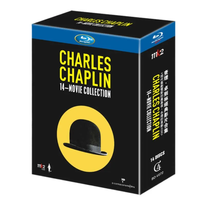 Charles Chaplin Classic Video Collection 14 Discos Edición de coleccionista Disco Blu-ray