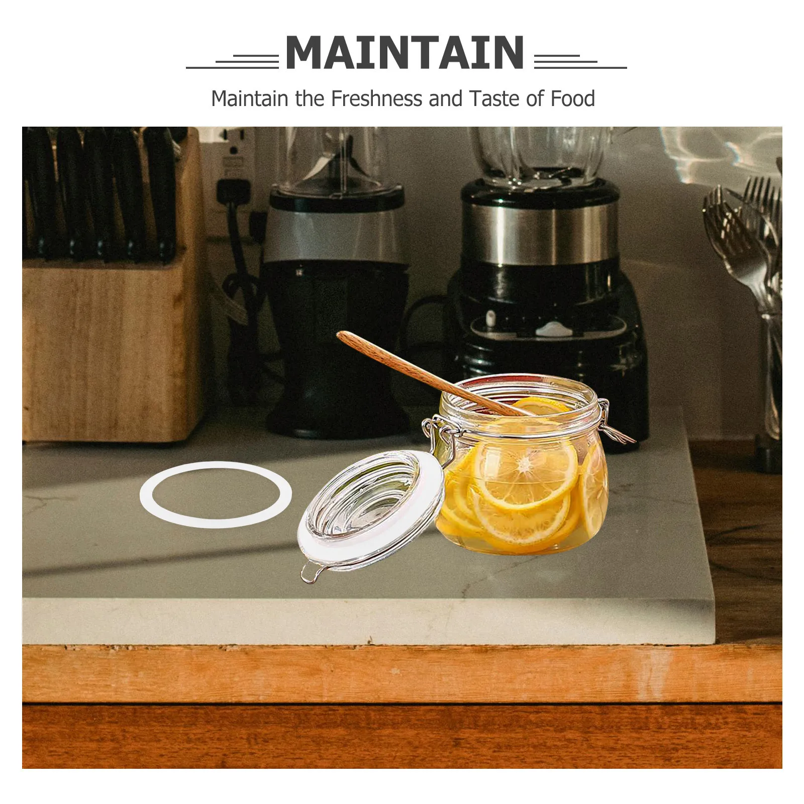 

20Pcs Mason Jars Silicone Seal Rings Leakproof Replacement Gaskets Airtight Jar Lid Sealing for Food Storage Jar Sealing Ring