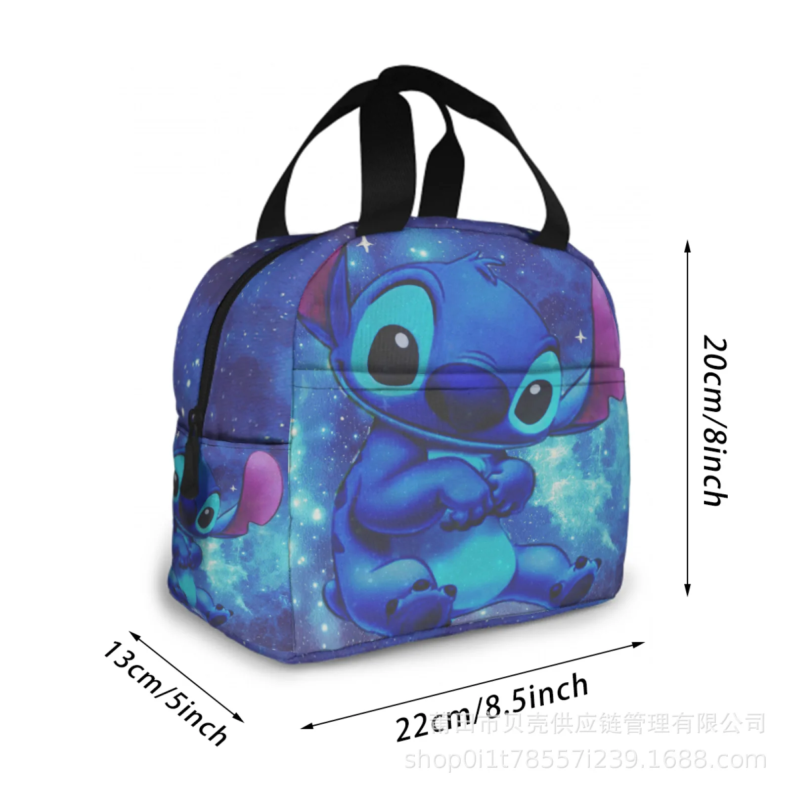 Disney cartoon Stitch  insulation bag cute lunch box bag handbag Outdoor ice tote bag