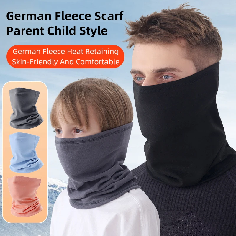 

KUPOSS 2PCS Running Velvet Thermal Neck Warmer Skiing Snowboard Scarf Men Women Children Winter Sports Hiking Cycling Bandana