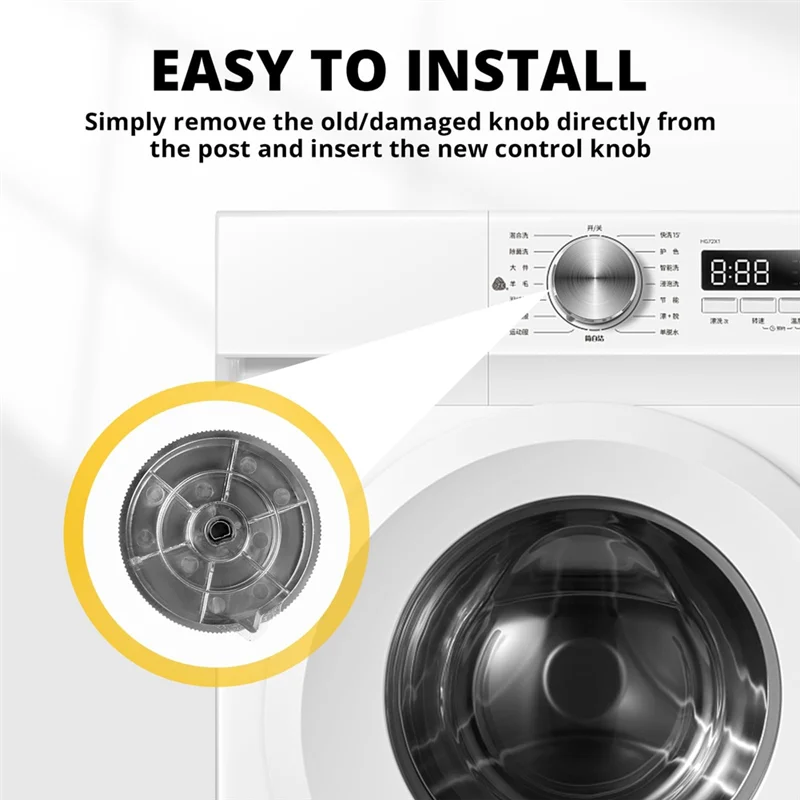 ลูกบิดควบคุมเครื่องอบผ้า AD23-W11675852 สำหรับ Whirlpool Maytag ใช้แทน W11328381