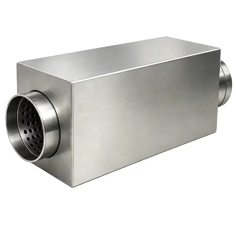 Corrosion-Resistant Square Stainless Steel Duct Silencing Accessory for Ventilation System Noise Reduction