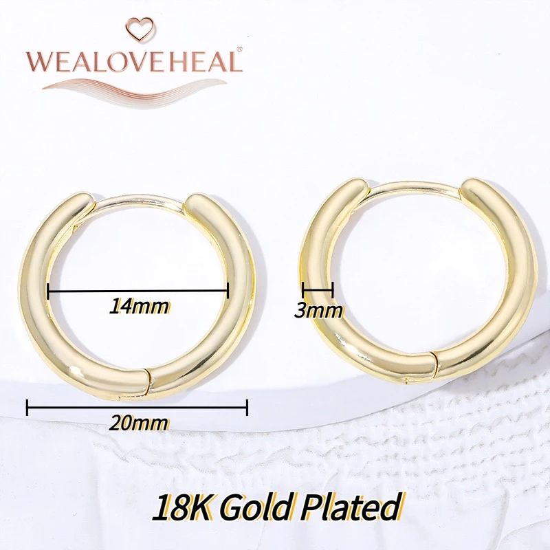 ohrringe damen,ohrringe,Trendige rechteckige Mikro-Zirkonia-Huggie-Ohrringe, 18K vergoldetes Messing, geometrische Creolen, Piercing-Schmuck, Damengeschenk – Detail 28