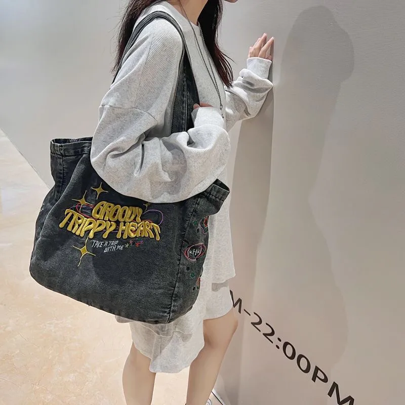 2024 Thailand Hamble Tote Bag For Women Vintage Handbag Big Messenger Shopping Bag Ladies Hand Large Shoulder Bag Sac A Main