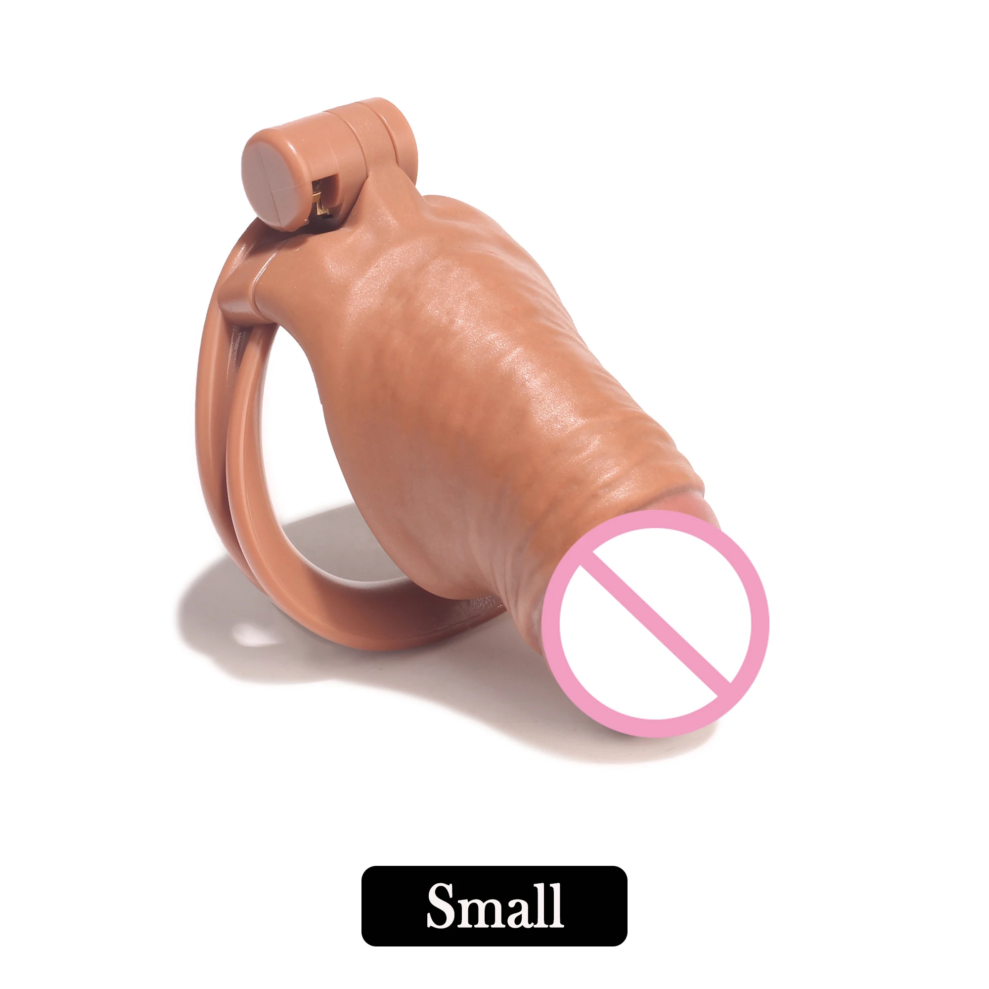 Utdisguise Ultra Male Realistic CB Cock Cage Penis Chastity Lock.Penis Bondage Abstinence Anti-Cheating Adult Sex Toys