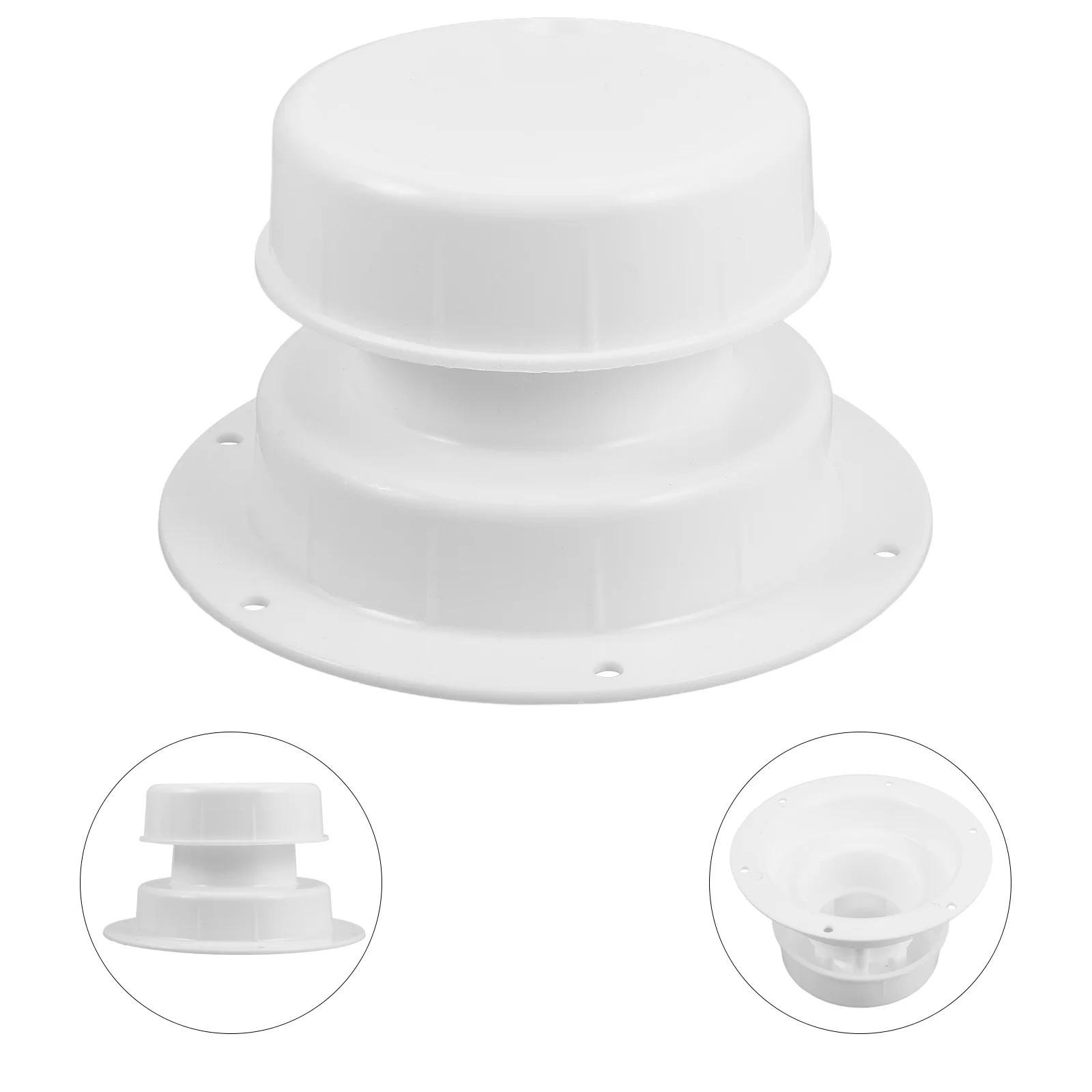 

Rv Plumbing Vent Cover Kit Plastic Roof Vent Cap Screws for Camper Trailer Motorhome Ventilation Prevention Rv Plumbing Cap