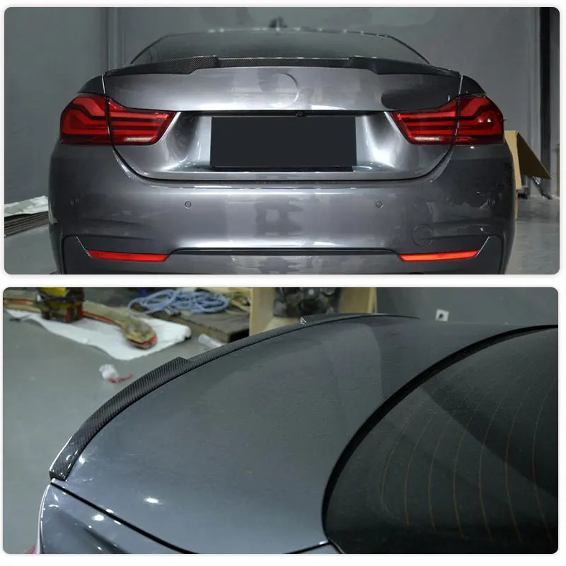 

Car Rear Trunk Spoiler Wings Carbon Fiber for BMW 4 Series F32 435i Coupe 2014-2017 Racing Rear Spoiler Boot Wing Lip Body Kit