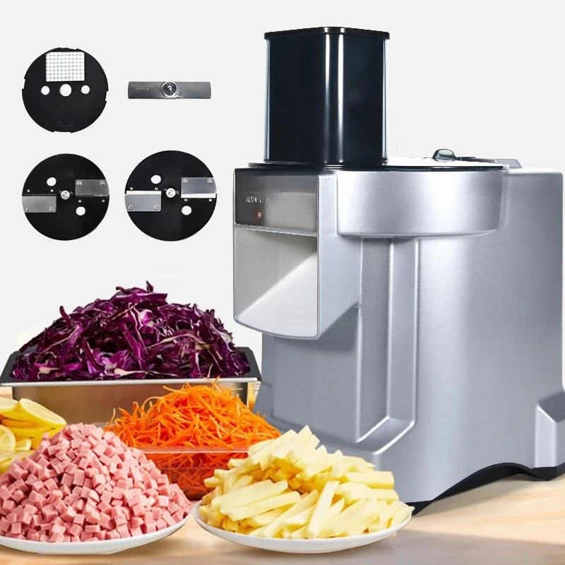 

Commercial vegetable and fruit slicer 220V/110V with rotating handle, suitable for home users for potatoes and other fruits