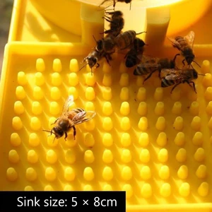 Bee Feeder Água Potável Waterer, Apicultura Bebedor Ferramentas, Suprimentos de alimentação de mel, 1-6Pcs 12 principais vendas bebedouro abelhas - №1