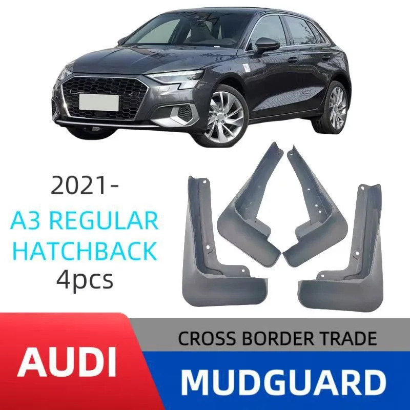 

For Audi A3 Regular Hatchback 21-25 Car Mudguards Cover Front and Rear Parts Splash Proof Cars Mud Flap Wheel Guards Accessories
