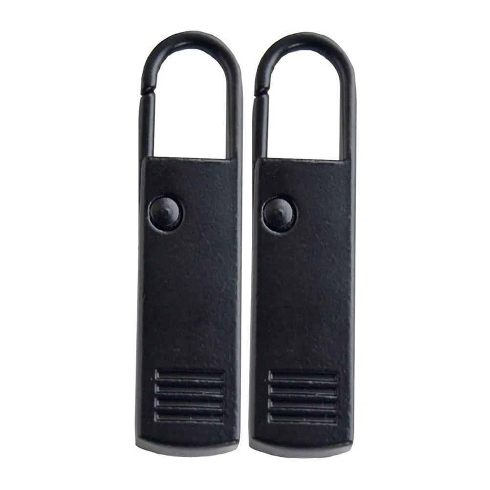 

1pcs Hard Zinc Alloy Zipper Puller For Luggage Bags Clothes Shoes Coats Replaceable Sturdy Zipper Head Parts Black 118