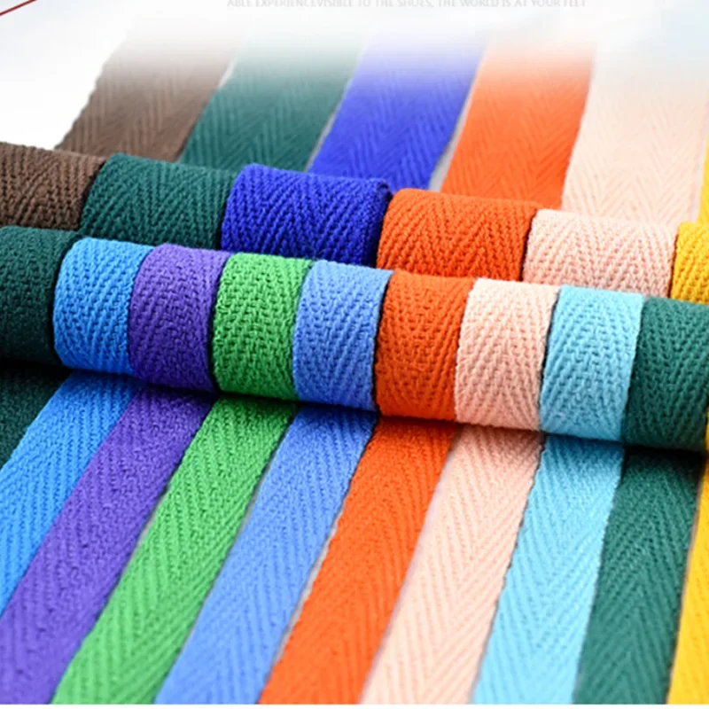 5 Yards 10mm/20mm 100% Cotton Herringbone Ribbon Wedding Christmas DIY Sewing Crafts