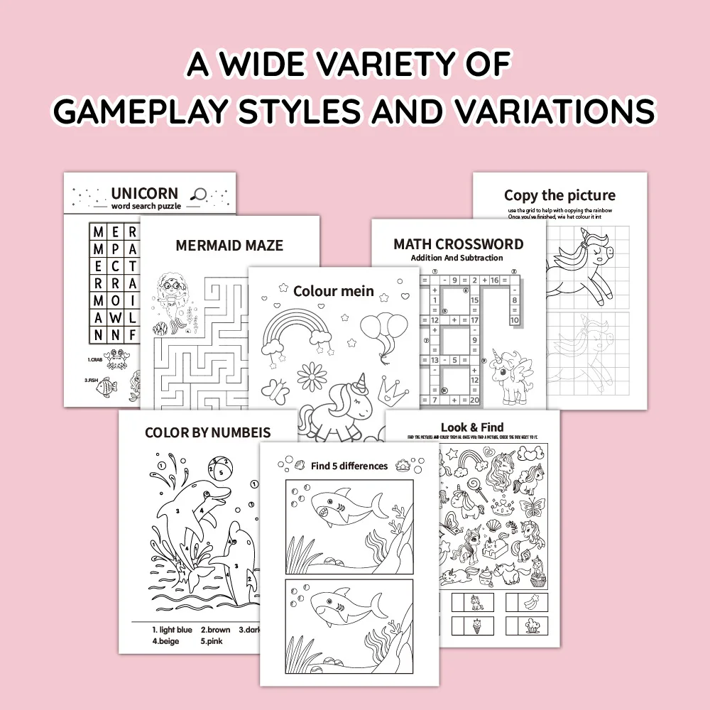 Coloring Book Cartoon Answering Game Coloring Set Painting Holiday Party Coloring Book