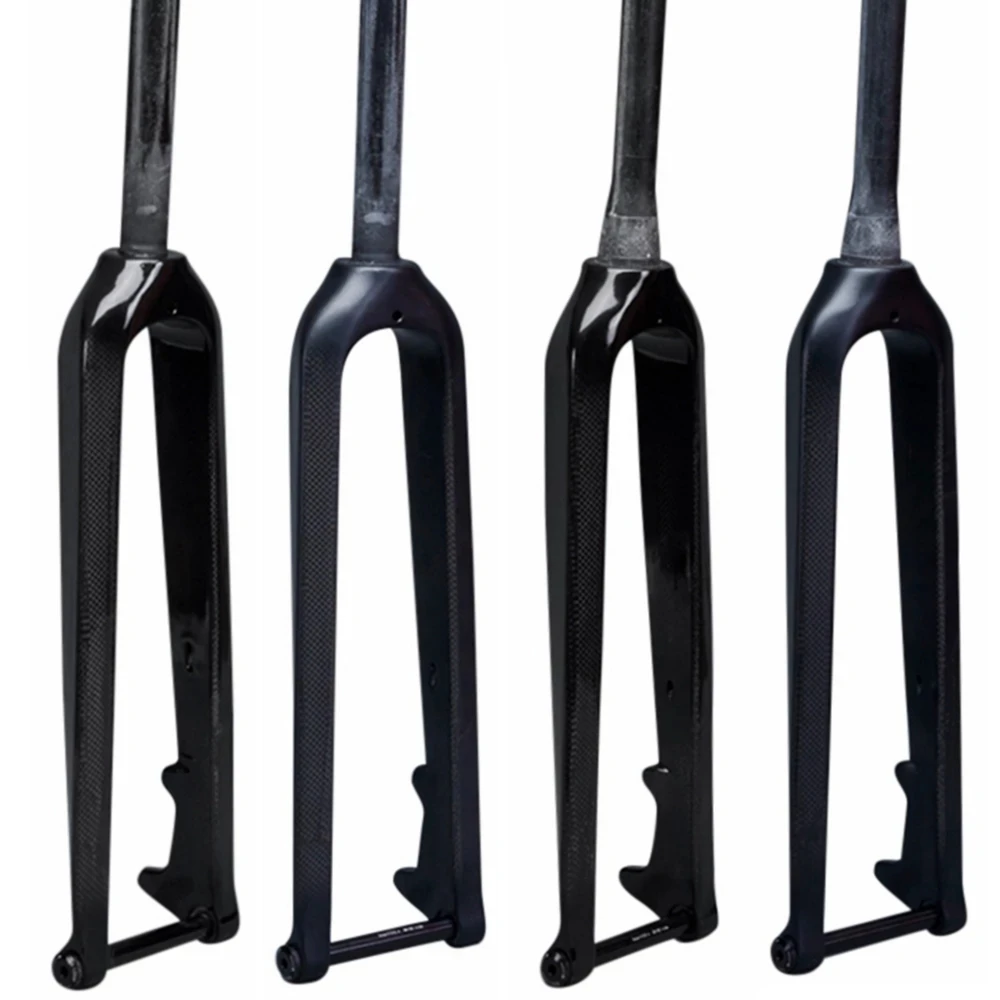 26 27.5 29inch Thru Axle 15mm Matt Glossy Bike Fork Full Carbon Fiber Moutain  Front 