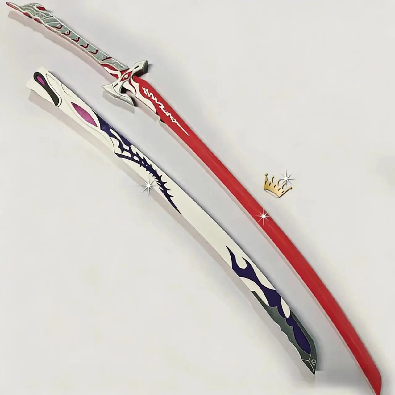 Big Sword Honkai Star Rail Firefly Sword Starry Sky Sword Blade Cosplay Acheron Props Safety PU Rubber Role Gift Toys
