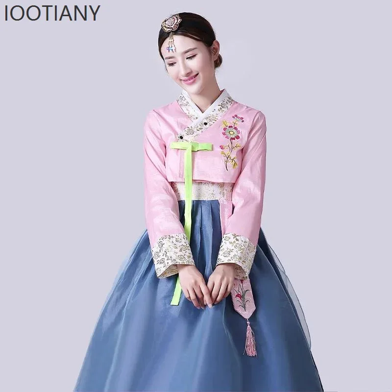 

CosplayHanbok Women's Ancient Costume Traditional Stage Dance Costume Ladies Palace Korean Wedding National Performance Dance Co