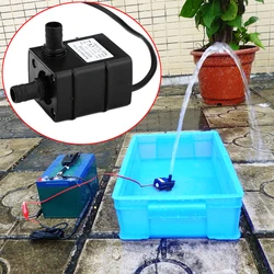 DC 12V 24V 4,8 W 5,8 W 240l/h leise Aquarium pumpe Solar bürstenloser Motor pool zirkulierende Tauch pumpe Wasserpumpe