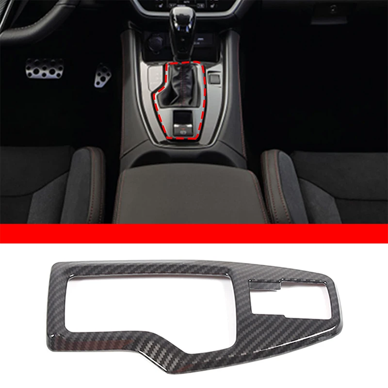 AT Electronic Parking Brake Frame Trim Sticker Electronic Handbrake Panel Bezel Car Gadgets For Subaru WRX Levorg 2022-2026 LHD