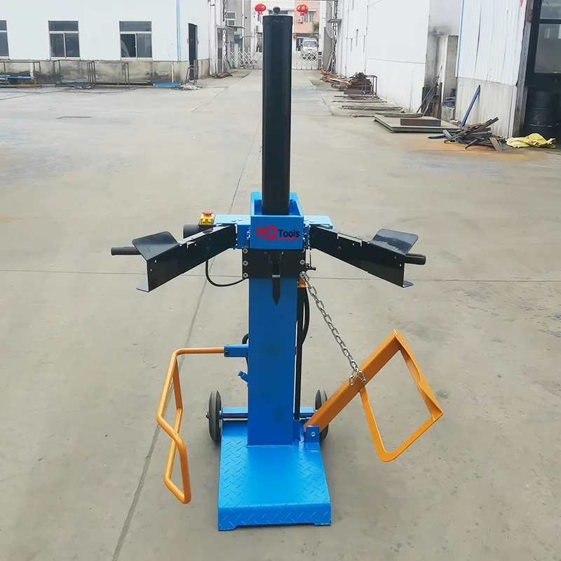 HYV10T-600 10T 짧은 수직형 목재 전기 장작 쪼개기/목재 쪼개기/유압식 장작 쪼개기
