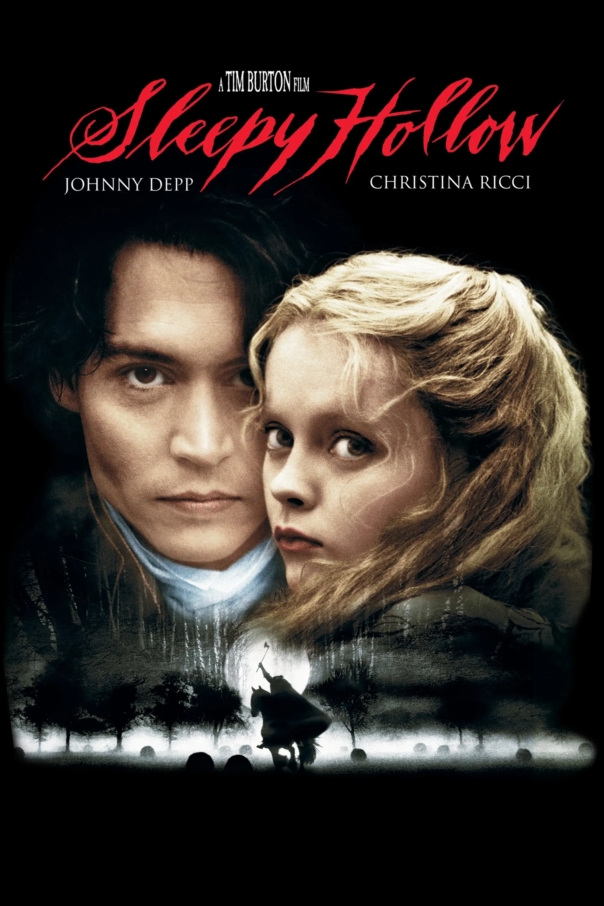 SLEEPY HOLLOW Tim Burton película arte seda Impresión de póster 24x36 pulgadas