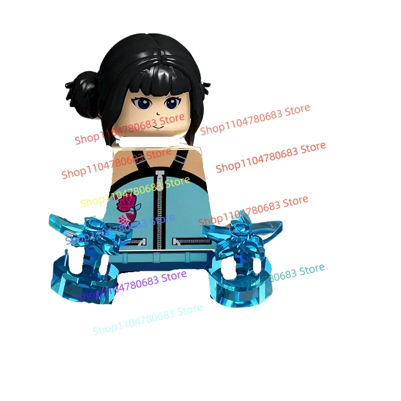 MOC Bouwstenen Sexy Meisje Groep Miniatuur Pop Assemblagemodel Beeldje Anime Cartoon Decoratief Speelgoed Vakantiecadeau Collectible