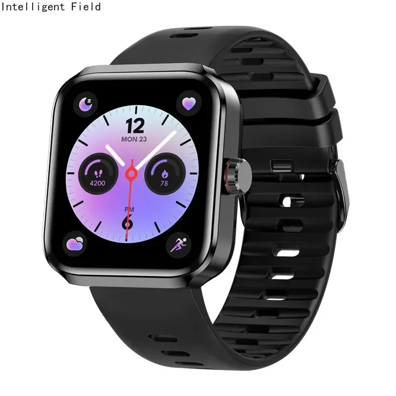 NX22 AMOLED smartwatch met ECG/bloeddruk/bloedzuurstofmonitor 100 sportmodi Bluetooth-oproepen/GPS/IP67 voor Android/iOS