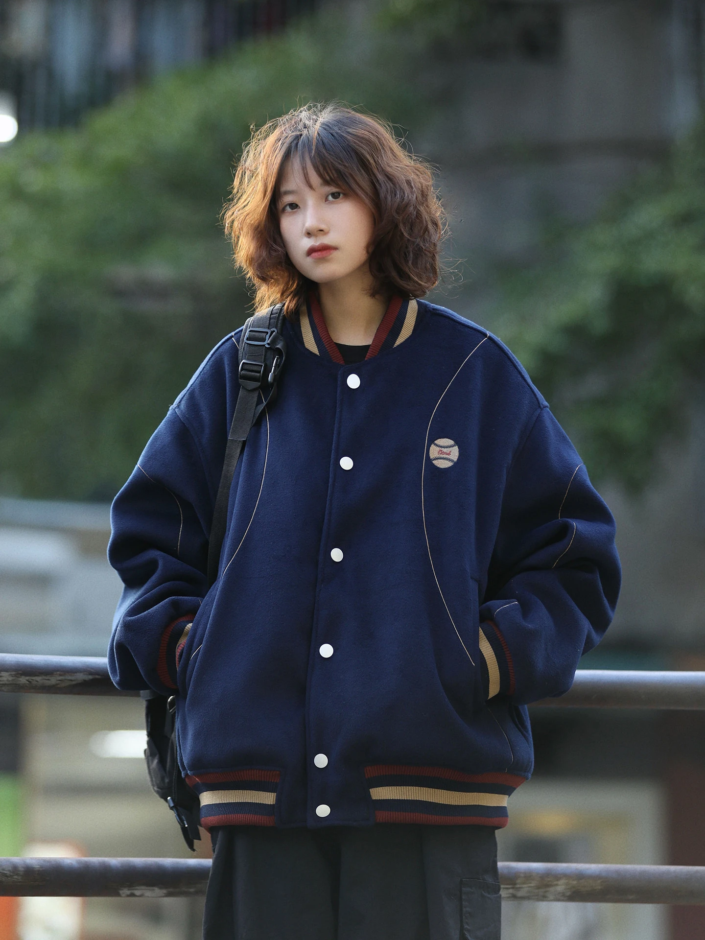 

American Sle Winter Thiened Cotton Padded Baseball Jaet Men Women Loose Sports Casual Warm Versatile Couple Sle Cotto...