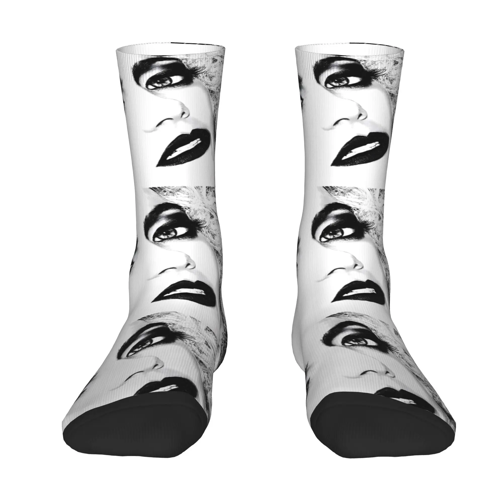 جوارب Retro Emmas Stones Is Cruella للرجال من نينا هاجن باند للجنسين هيب هوب هدية جورب مضحكة للطاقم