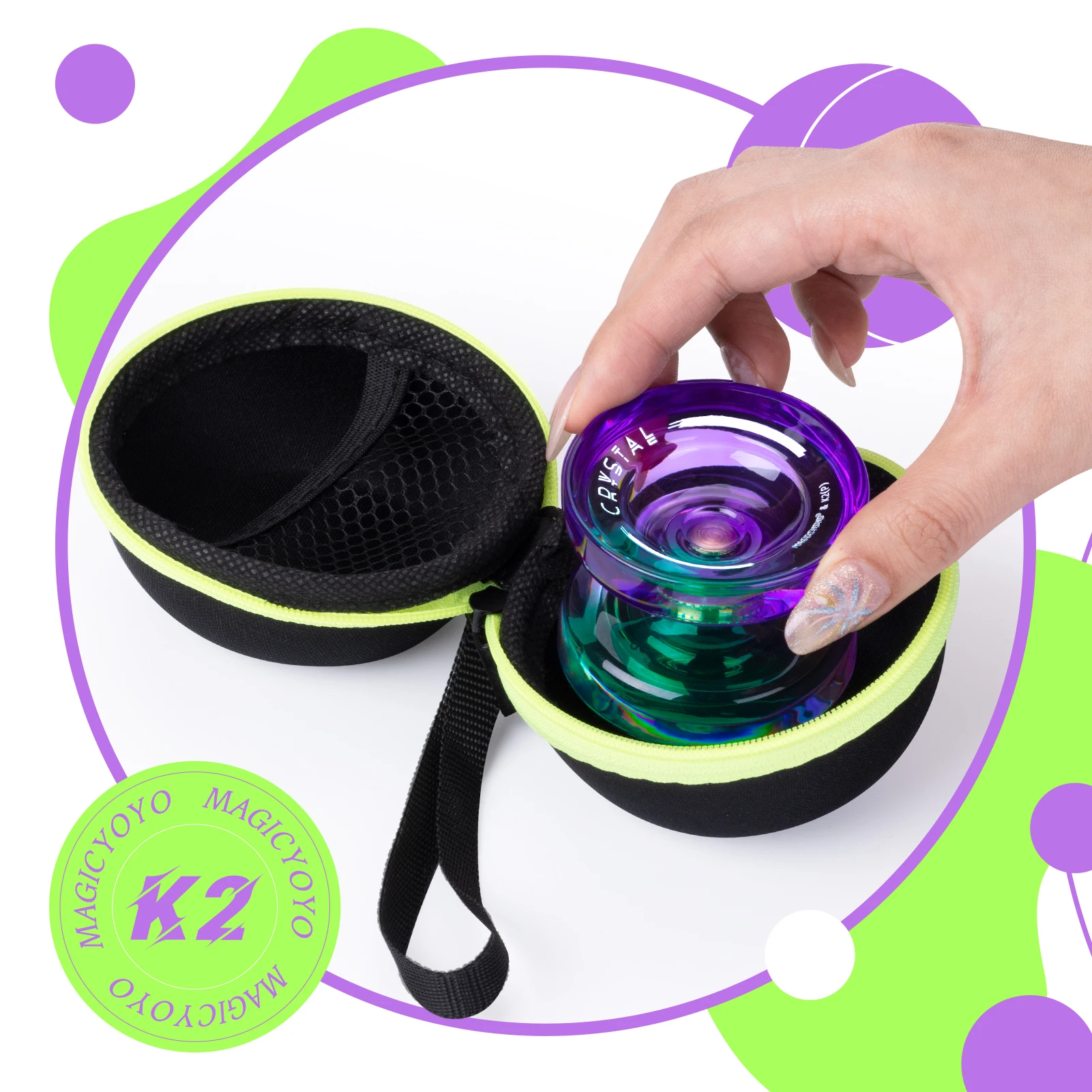 MAGICYOYO Responsive Yoyo K2 ，Dual Purpose yoyo for Beginners and Advanced Players