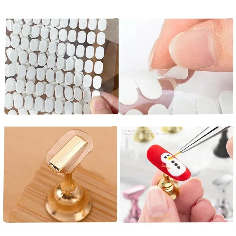 10/5/1 قطعة حامل أظافر ملون حامل أظافر صناعية مغناطيسي اضغط على عرض الأظافر رف مانيكير أكريليك للمبتدئين أداة ممارسة ذاتية الصنع