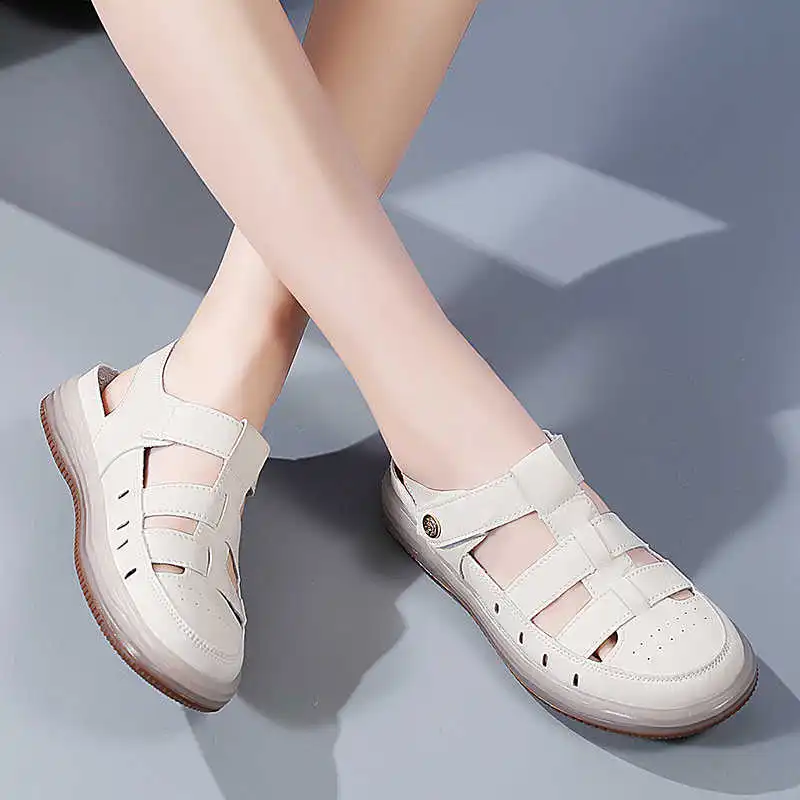 

Without Back Summer Luxury Sneakers Woman Slippers Home Women Shoes Sandals White Sports Obuv Portable Trainners Sneackers