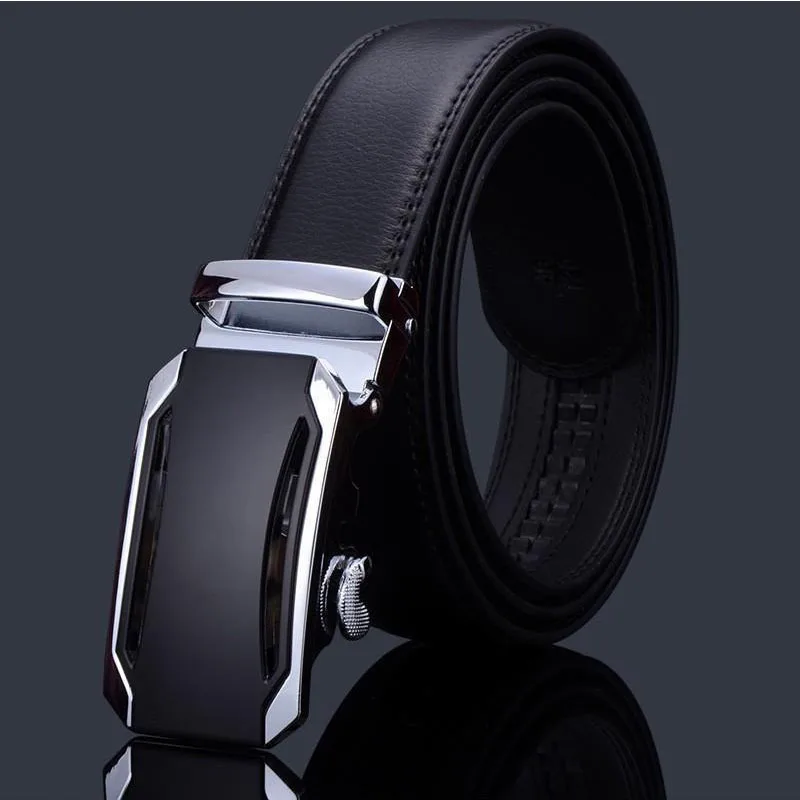 

Men's Automatic Belt Alloy Buckle Casual Business Belt Trendy Stretch Waistband for Men Fashionable Adjustable Belt for Pants