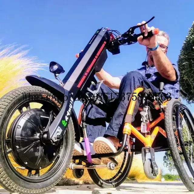 800W   Handcycle Conversion Kit Handbike Attachment for Disabled Outdoor Mobility