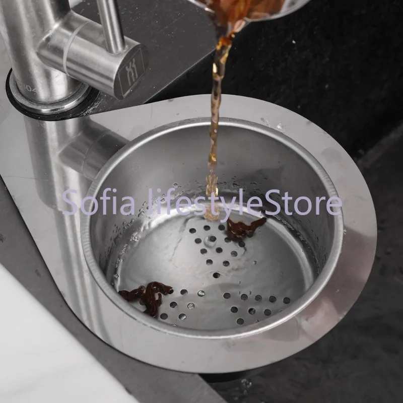 

Stainless Steel Drain Basket Corner Sink Strainer Kitchen Sink Swan Filter Shelf Vegetable Drainer Kitchen Leftover Storage Rack