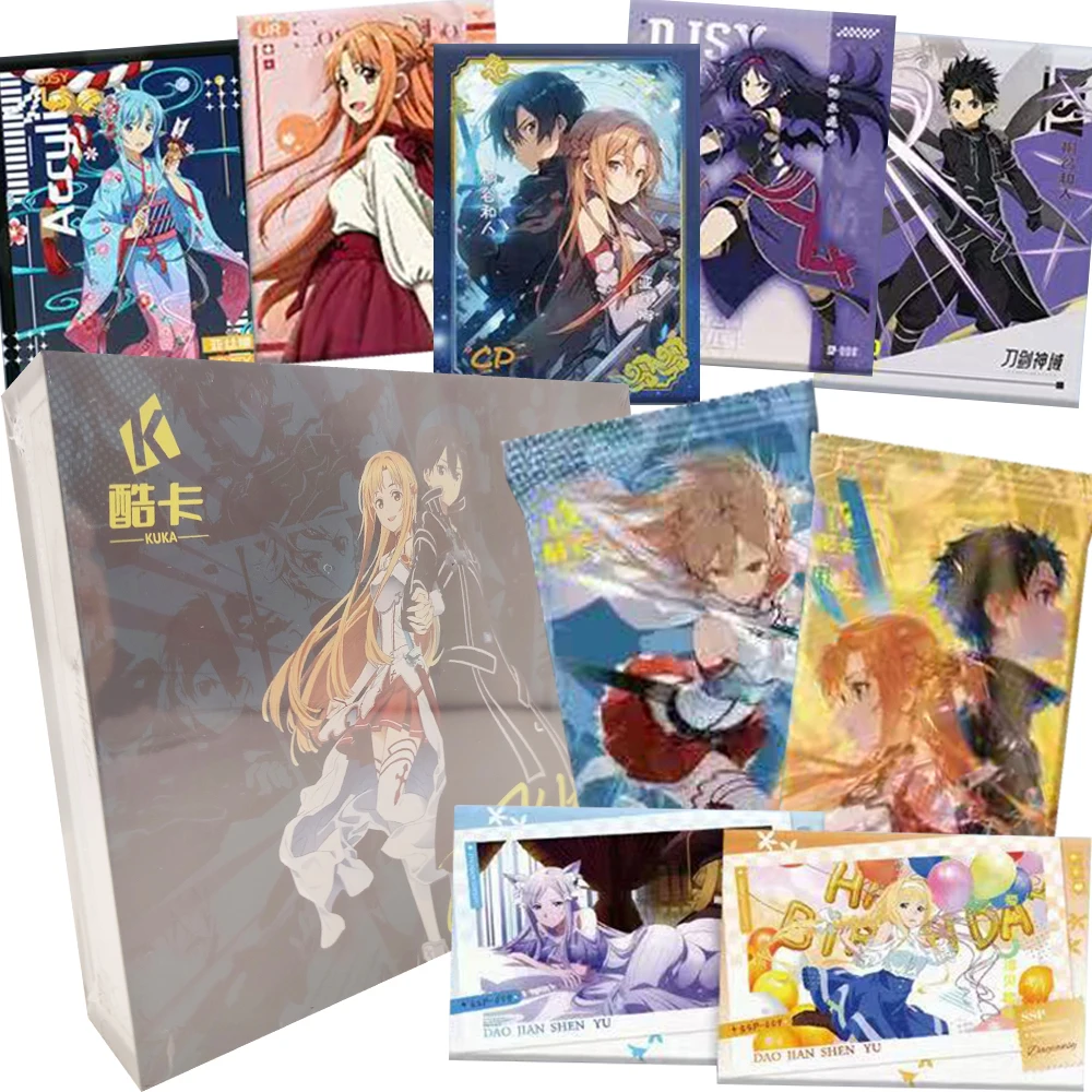 Sword Art Online‌ Limited Edition Collection Cards Japanese Classic Adventure Anime IP Hobby Character Cards Exquisite Fun Gifts