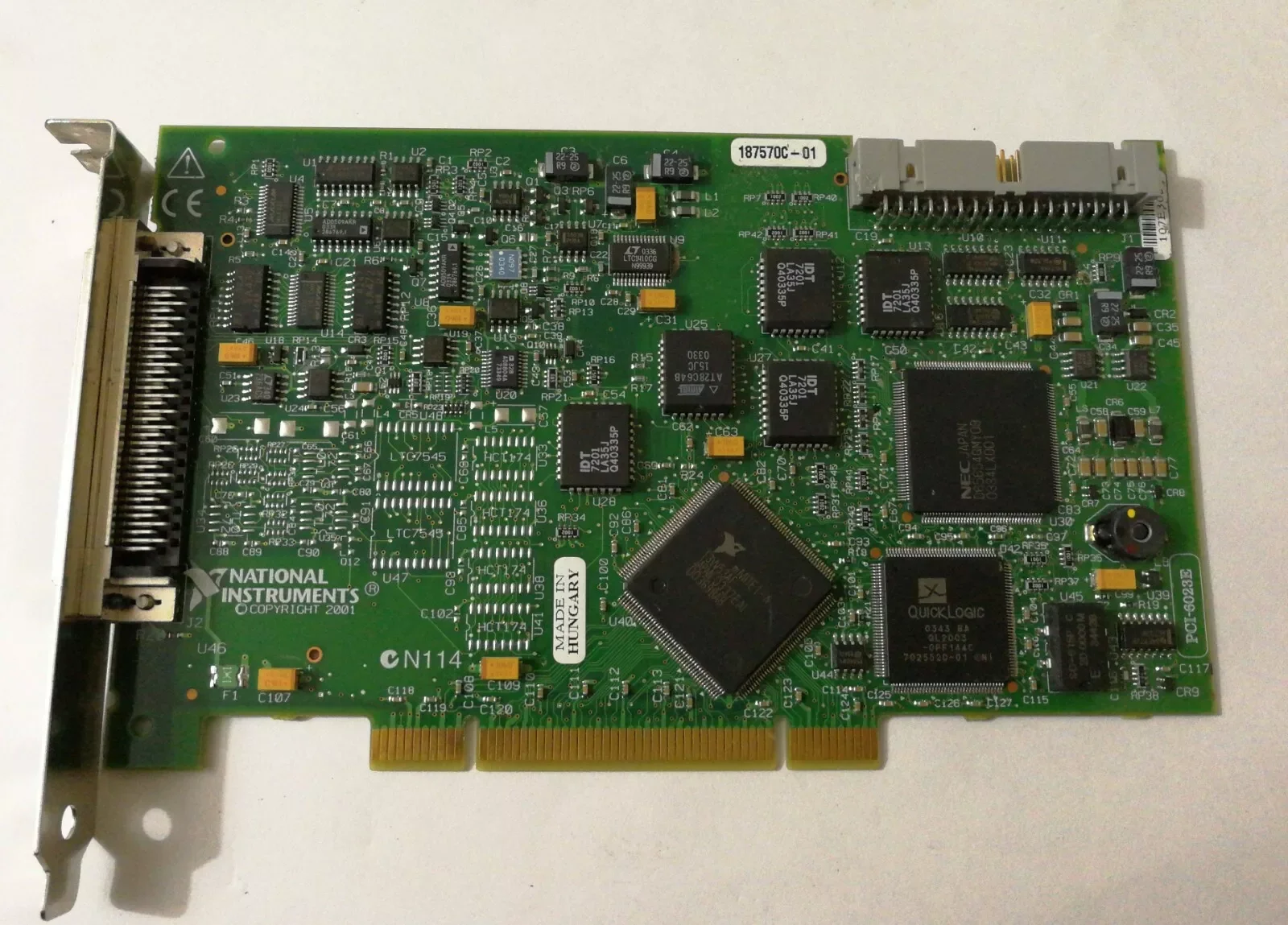 

National Instruments PCI-6023E NI DAQ Card, Analog Input, Multifunction new box
