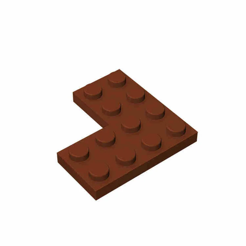 30 Stück/Set 2639 Dünne L-förmige Platte 2X4X4 - 4x4 Eckbausteine Moc Zubehör Kompatibel mit Brick DIY City Teilen – Detail 1