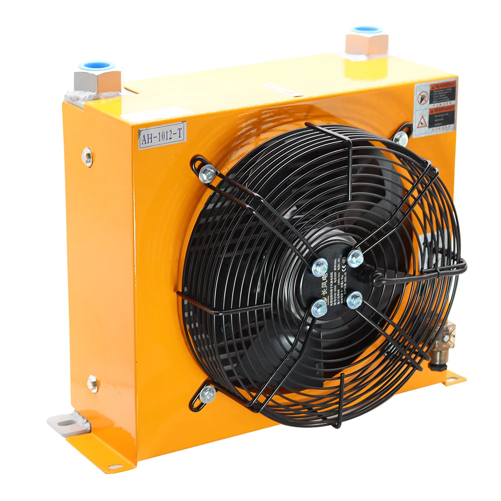 AH1012T-CA Hydraulic Air Cooler 24V/12V/220V/380V Truck-Mounted Crane Modified Fuel Tank Cooling Cooler Air-Cooled Oil Radiator