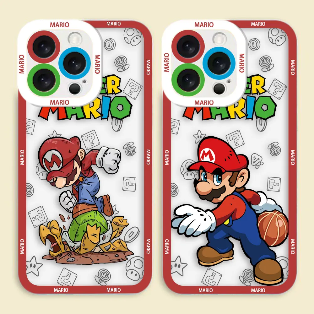 

Game Super M-Mario Bros Phone Case For VIVO S1 V20 V21 V21E V23 V23E V25 V27 V27E V29E V30 V40 V50 Y02 Y03 LITE Clear Case Funda