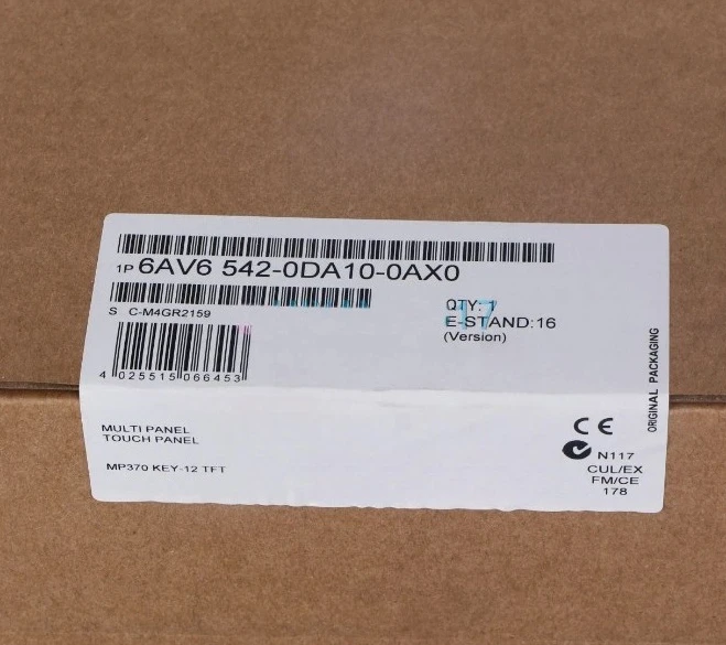 

6AV6 542-0DA10-0AX0 1PCS New 6AV6542-0DA10-0AX0 Fast shipment