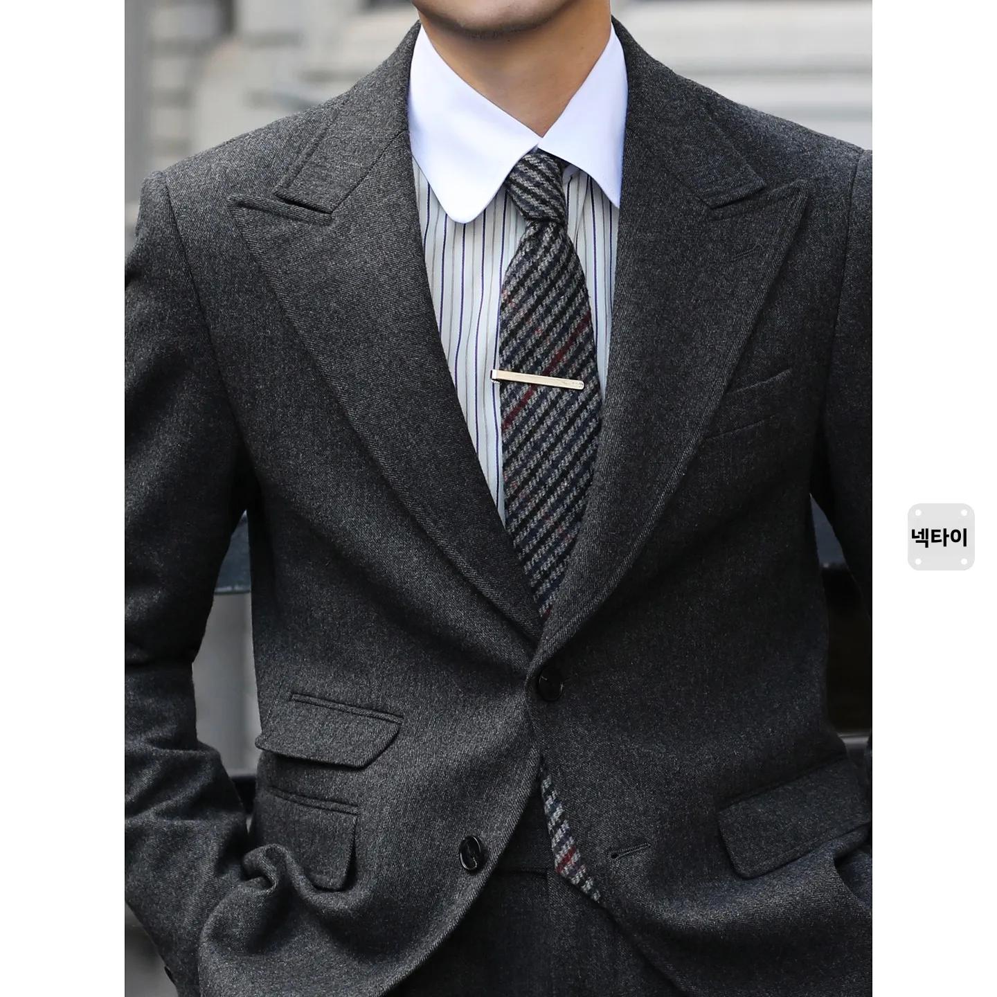 ウールネクタイコレクション-ブリティ-レトロ-ストライプ-チェック柄-厚手-67cm-長さ-カジュアル-スタイリッシュ-ファッション-アクセサリー-メンズ用