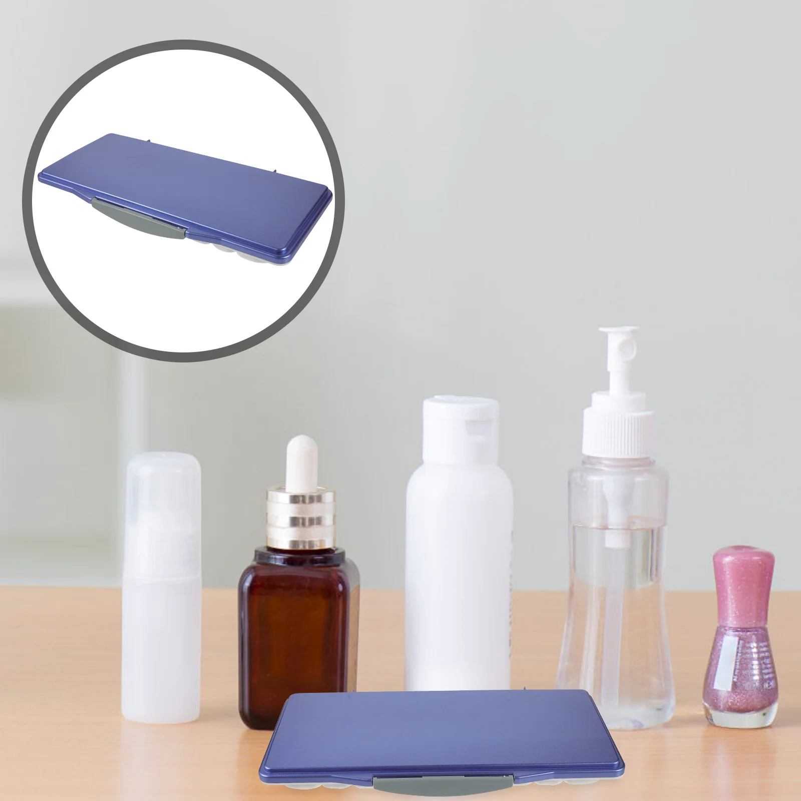 

Watercolor Pigment Box Plastic Art Painting Box Compartment Mixing Tray Acrylic Paint Storage Portable Color Holder Case