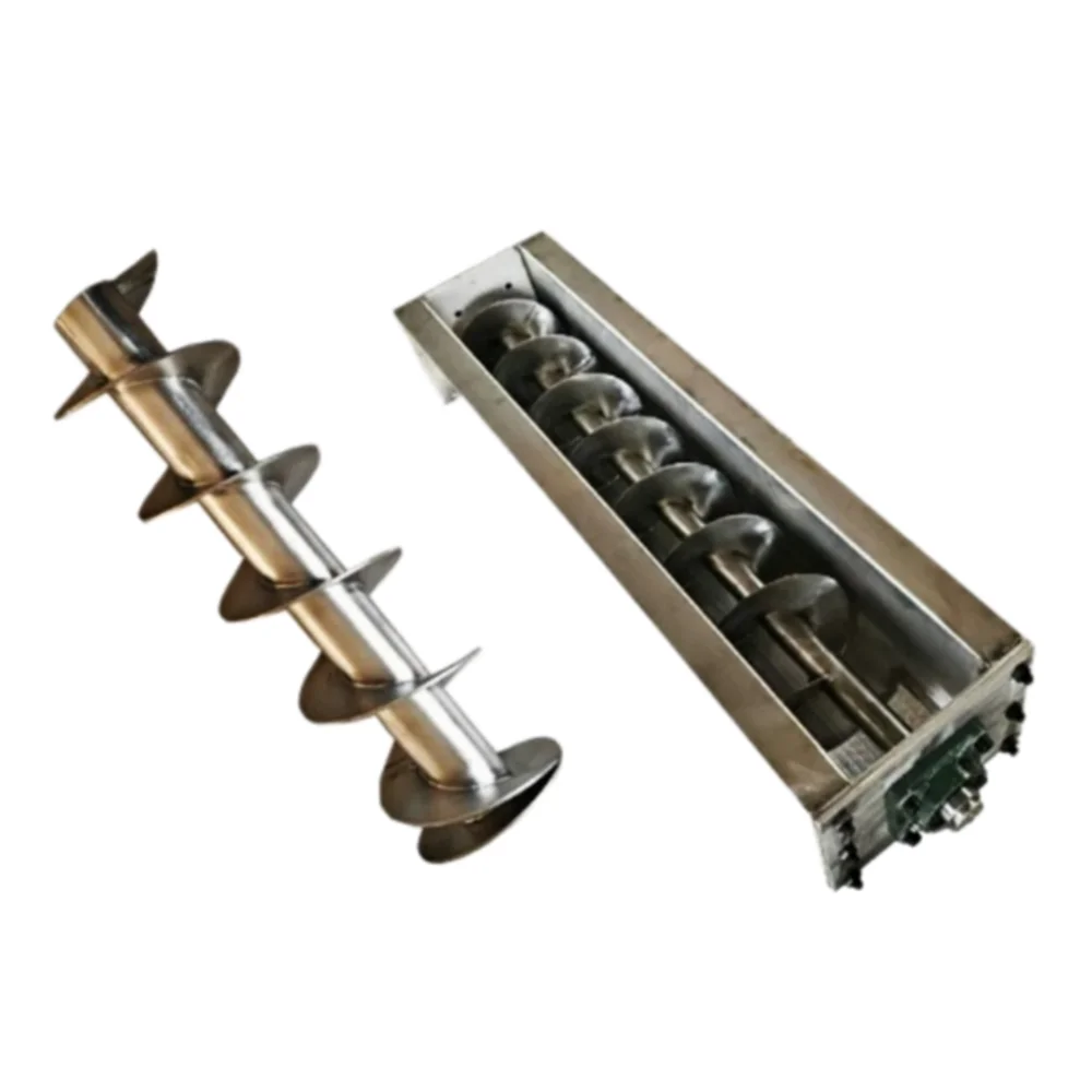 Custom 304 Stainless Steel Auger Flight Thickened Continuous Spiral Screw Blade For Screw Conveyor Machinery Processing OEM