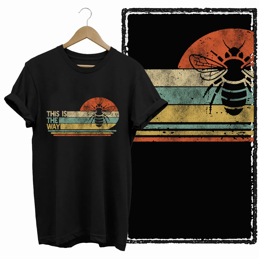 COOLMIND cotton black cool bees print exclusive original graphic women T shirt loose big size women tshirt  cool female tee