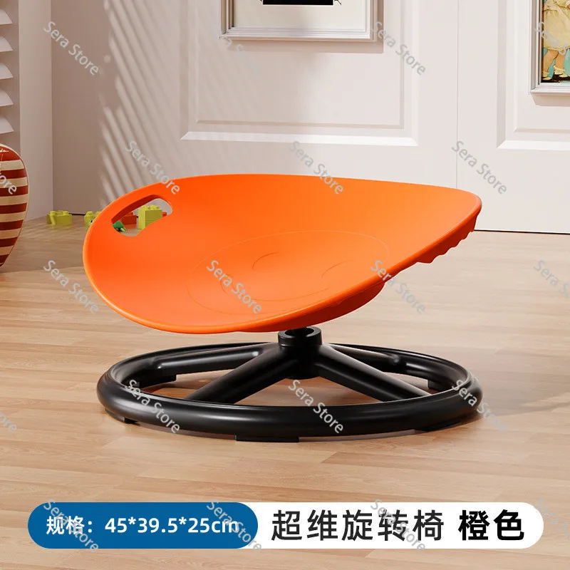 Ergonomic Swivel Sensory Chair - Eggshell Design, Anti-Slip Base & Durable Plastic. Manual Use, No Electricity Needed.
