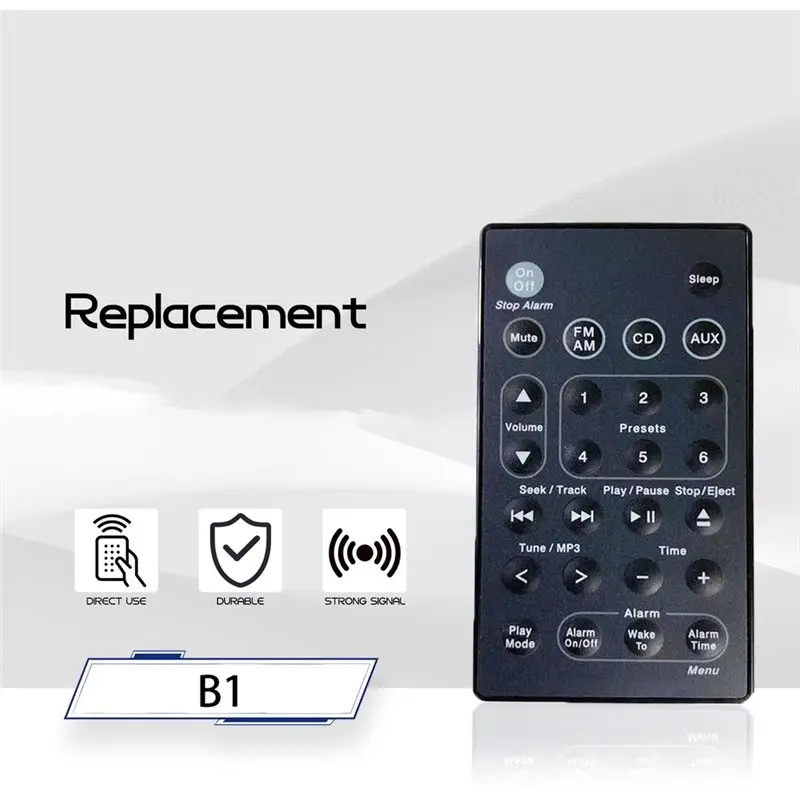 DTB7 Replacement Remote Control for Bose Wave Music System, Compatible with AWRCC1 AWRCC2 AWRCC3, Radio CD Audio Controller,